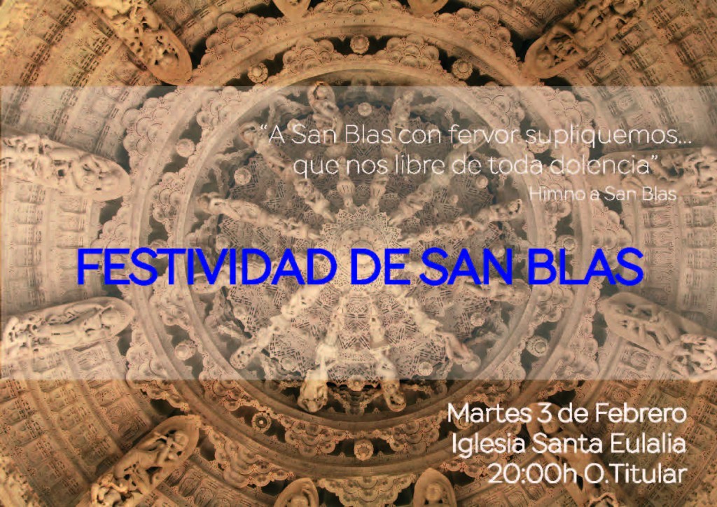 festividad San blas 3 de febrero